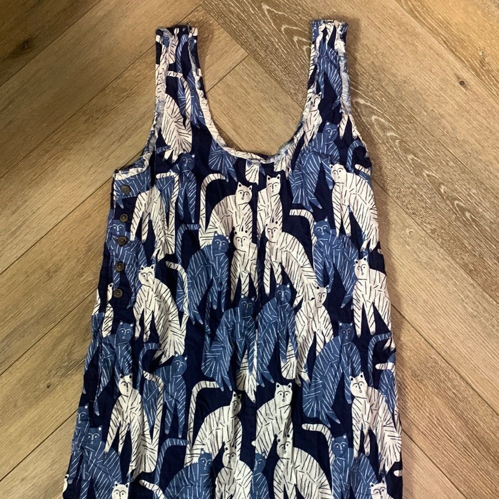 Anthropologie Patterned Wide Leg Jumpsuit